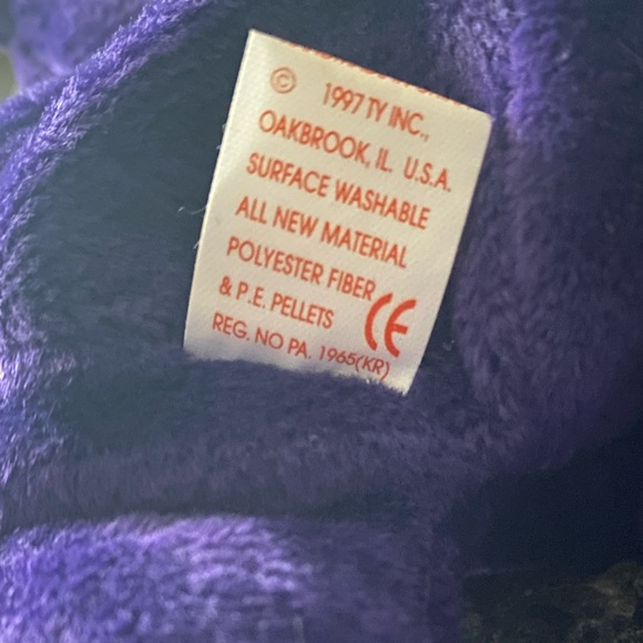 Ty Retired Beanie Baby Collectors Item Princess Diana - Picture 8 of 9